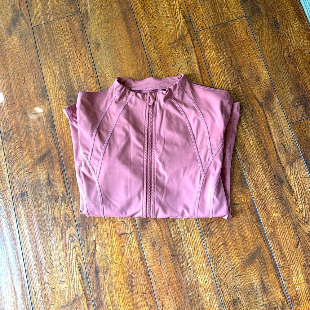 Mauve Zip-Up Jacket